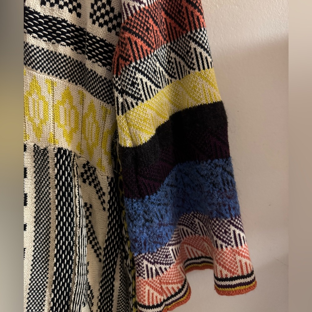 Free People Multicolor Patterned Sweater Dress - Picture 5 of 12